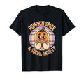 Pumpkin Spice Social Anxiety Fall T-Shirt - Custom Art Print for Adults - T-Shirt, Sweatshirt, Hoodie
