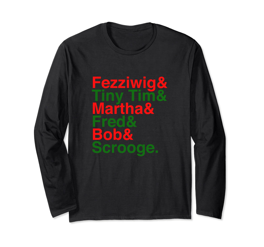 Charles Dickens Carol Character List T-Shirt - Streetwear Style for Adults - T-Shirt, Sweatshirt, Hoodie