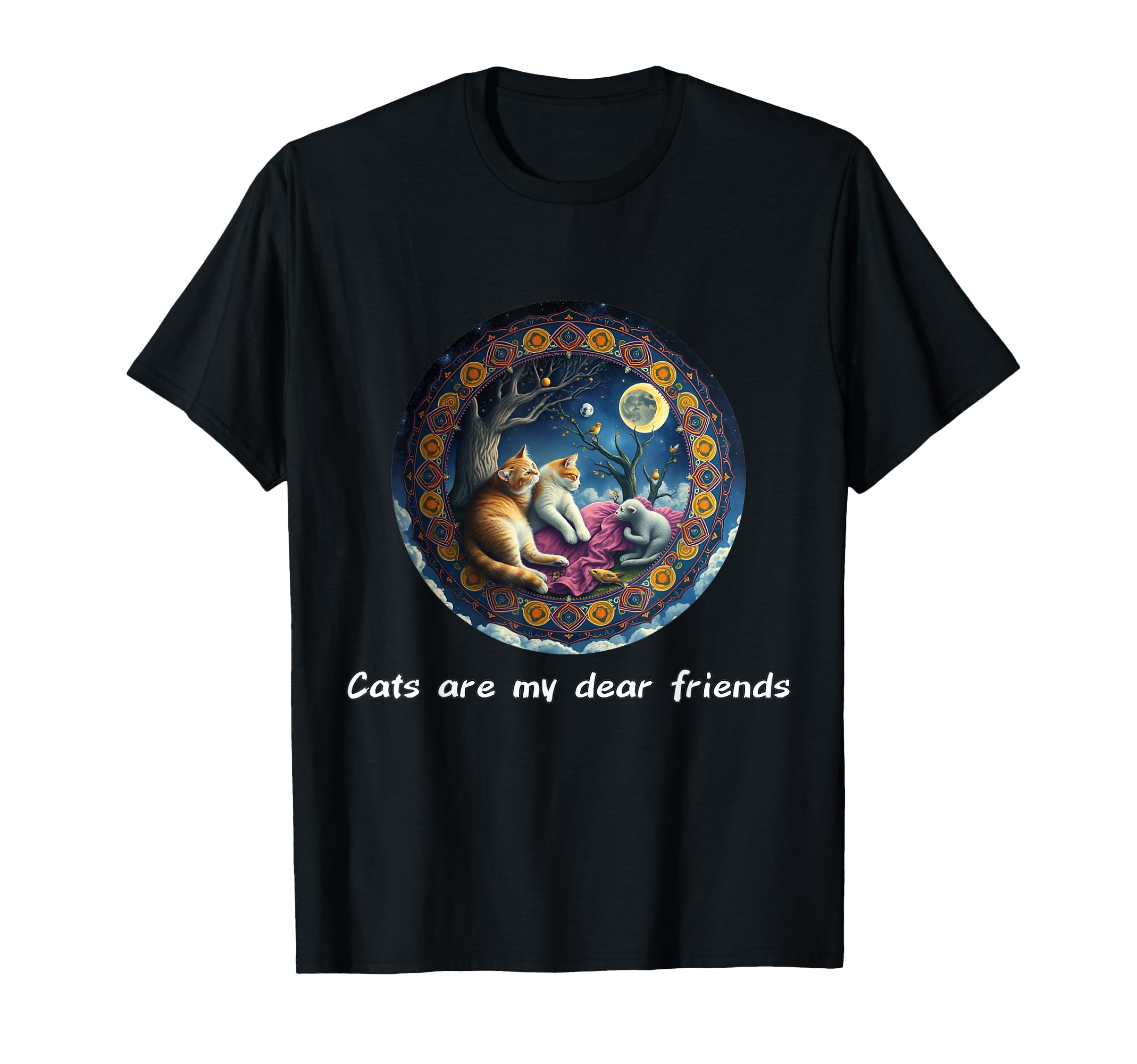 Cats Are My Best Friends Sacred Animals T-Shirt - Trendy Graphic Men Women - T-Shirt, Sweatshirt, Hoodie