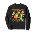Overstimulated Funny Pixel Frog Sweatshirt - Custom Art Print for Adults - T-Shirt, Sweatshirt, Hoodie