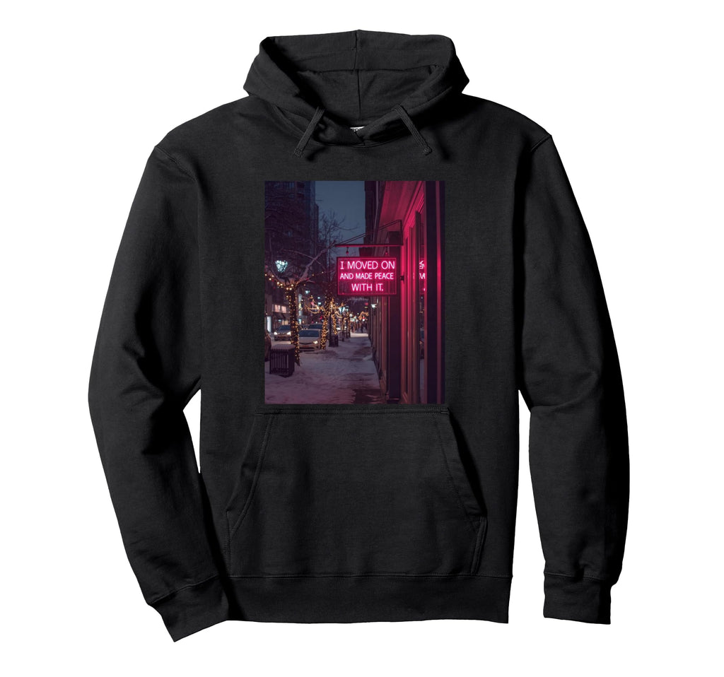 I Moved Motivational Self Care Hoodie - Custom Art Print for Adults - T-Shirt, Sweatshirt, Hoodie