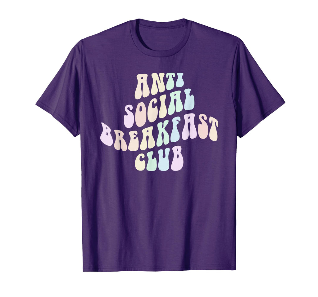 Funny Anti Social Breakfast Club T-Shirt - Fun Novelty Design Unisex - T-Shirt, Sweatshirt, Hoodie