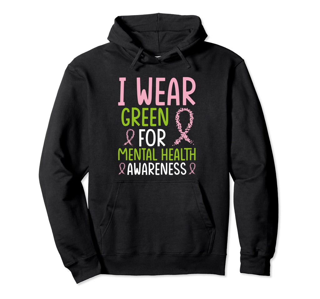 Mental Health Matters End Stigma Hoodie - Custom Art Print Unisex - T-Shirt, Sweatshirt, Hoodie