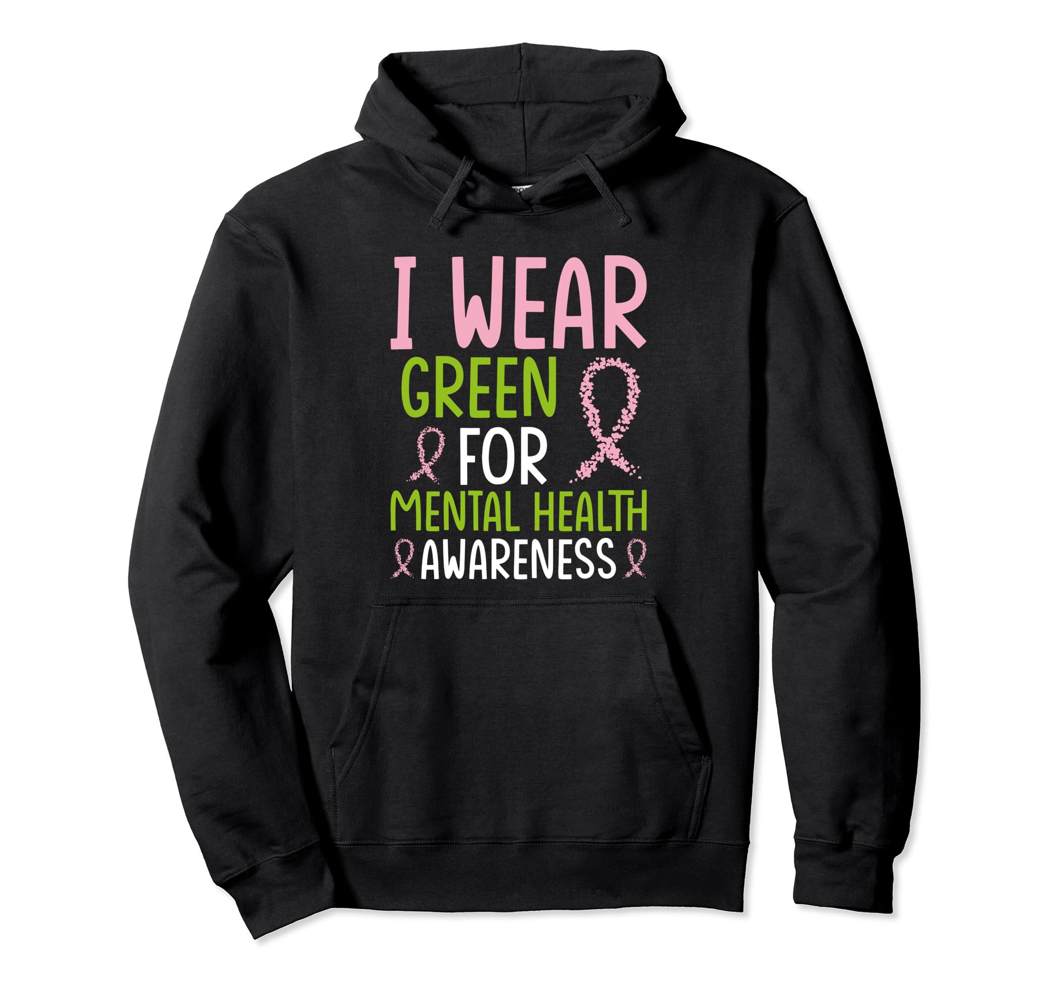 Mental Health Matters End Stigma Hoodie - Custom Art Print Unisex - T-Shirt, Sweatshirt, Hoodie