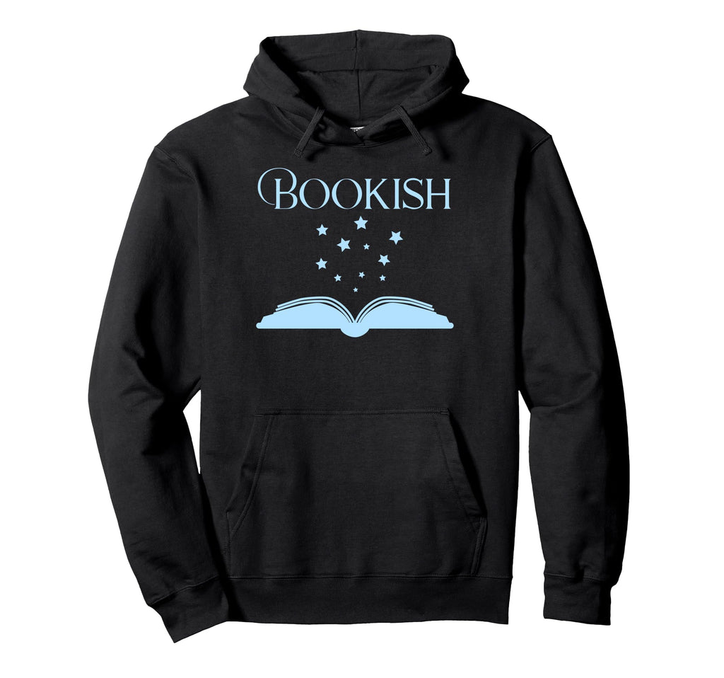 Bookish Book Lover Sky Blue Hoodie - Trendy Graphic for Adults - T-Shirt, Sweatshirt, Hoodie