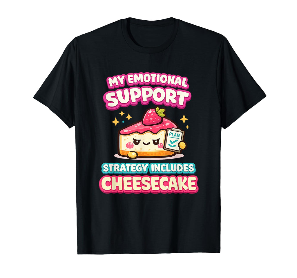 My Emotional Support Strategy Includes T-Shirt - Trendy Graphic Unisex - T-Shirt, Sweatshirt, Hoodie