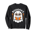 Booooks Ghost Halloween Book Bookworm Sweatshirt - Novelty Apparel Unisex - T-Shirt, Sweatshirt, Hoodie