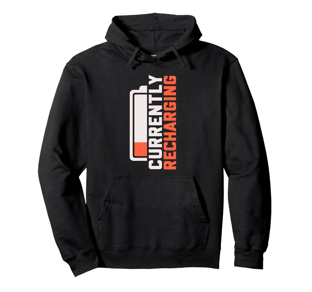 Social Battery Low Power Mode Tired Hoodie - Streetwear Style for Adults - T-Shirt, Sweatshirt, Hoodie