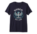 Sober Since 2015 Aa Recovery Est Na T-Shirt - Trendy Graphic Men Women - T-Shirt, Sweatshirt, Hoodie
