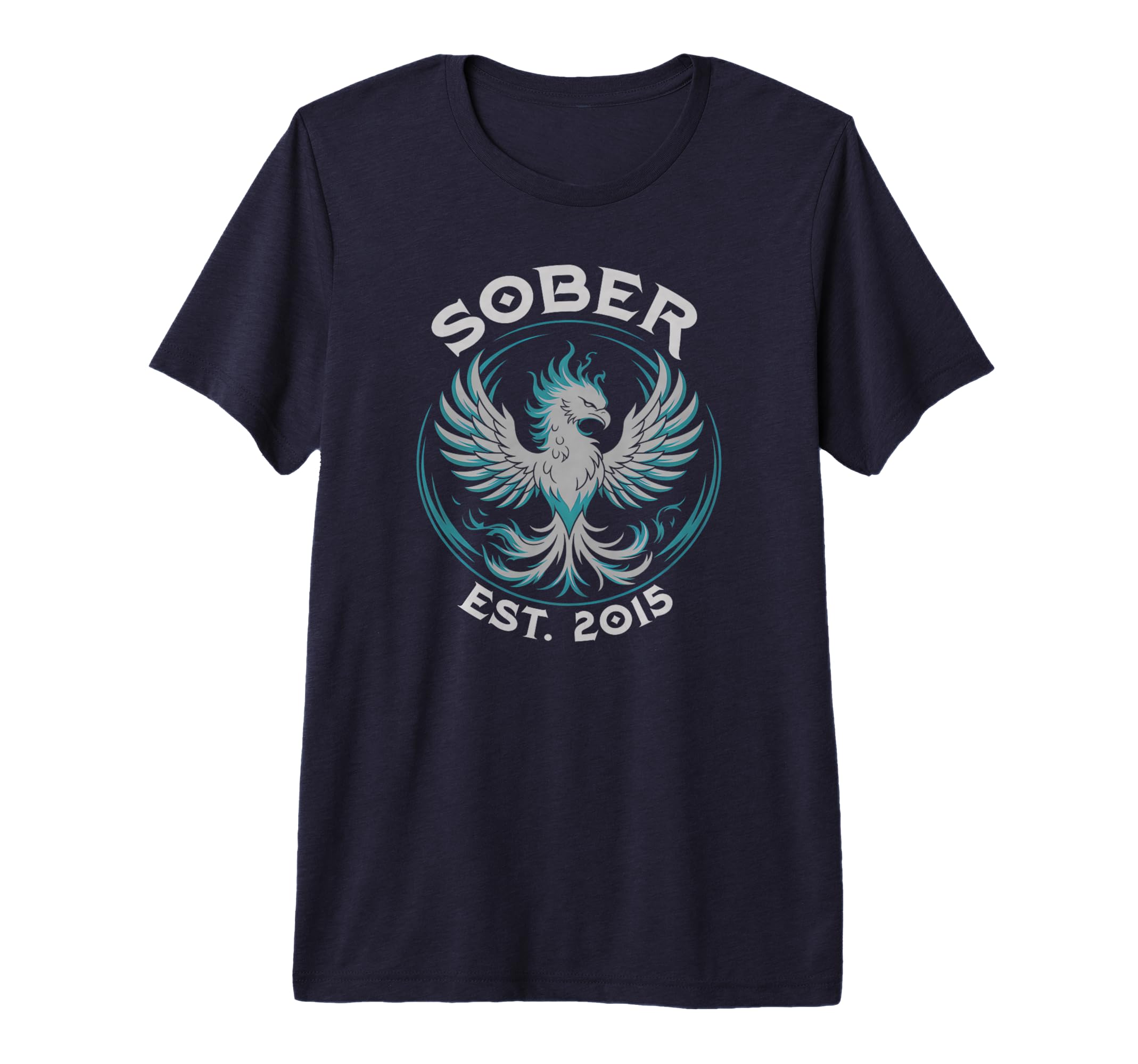 Sober Since 2015 Aa Recovery Est Na T-Shirt - Trendy Graphic Men Women - T-Shirt, Sweatshirt, Hoodie