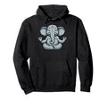 Meditation Elephant Yoga Pose Hoodie - Fun Novelty Design Men Women - T-Shirt, Sweatshirt, Hoodie