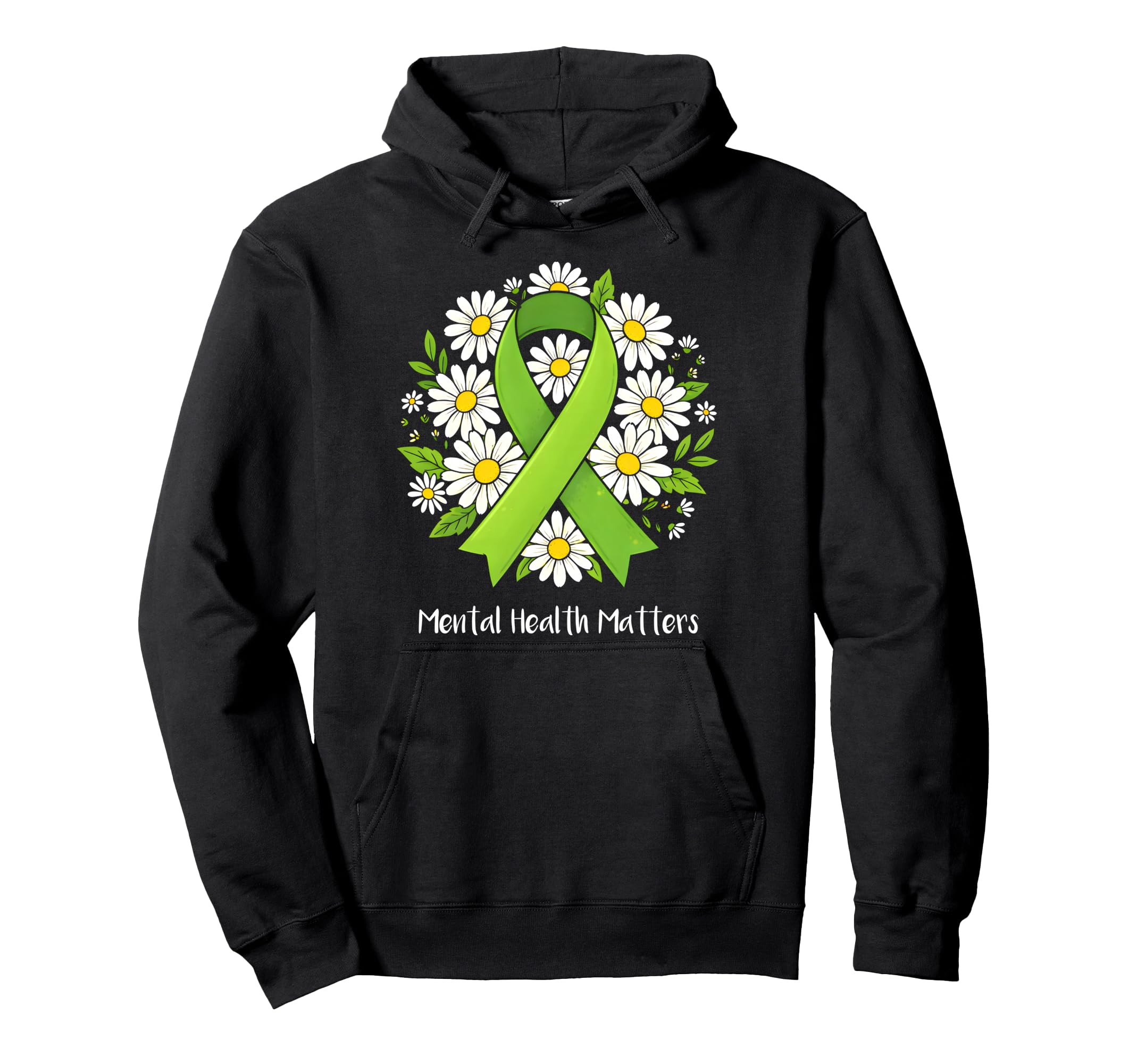 Mental Health Matters End Stigma Mental Hoodie - Novelty Apparel Unisex - T-Shirt, Sweatshirt, Hoodie
