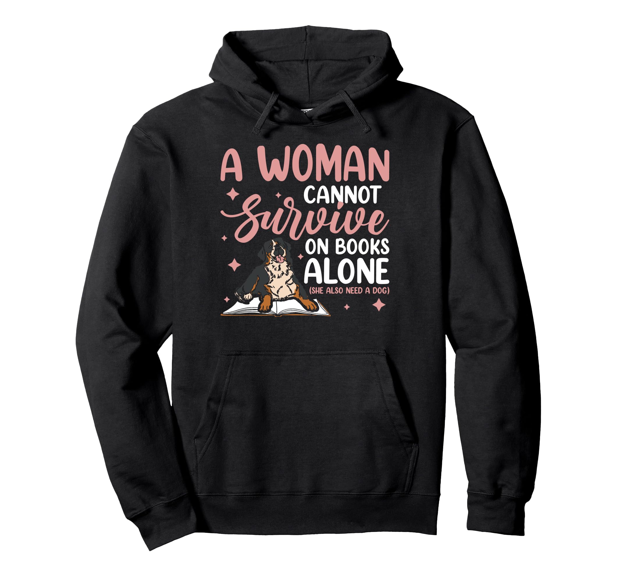 Cannot Survive Books Alone She Also Hoodie - Aesthetic Graphic Men Women - T-Shirt, Sweatshirt, Hoodie