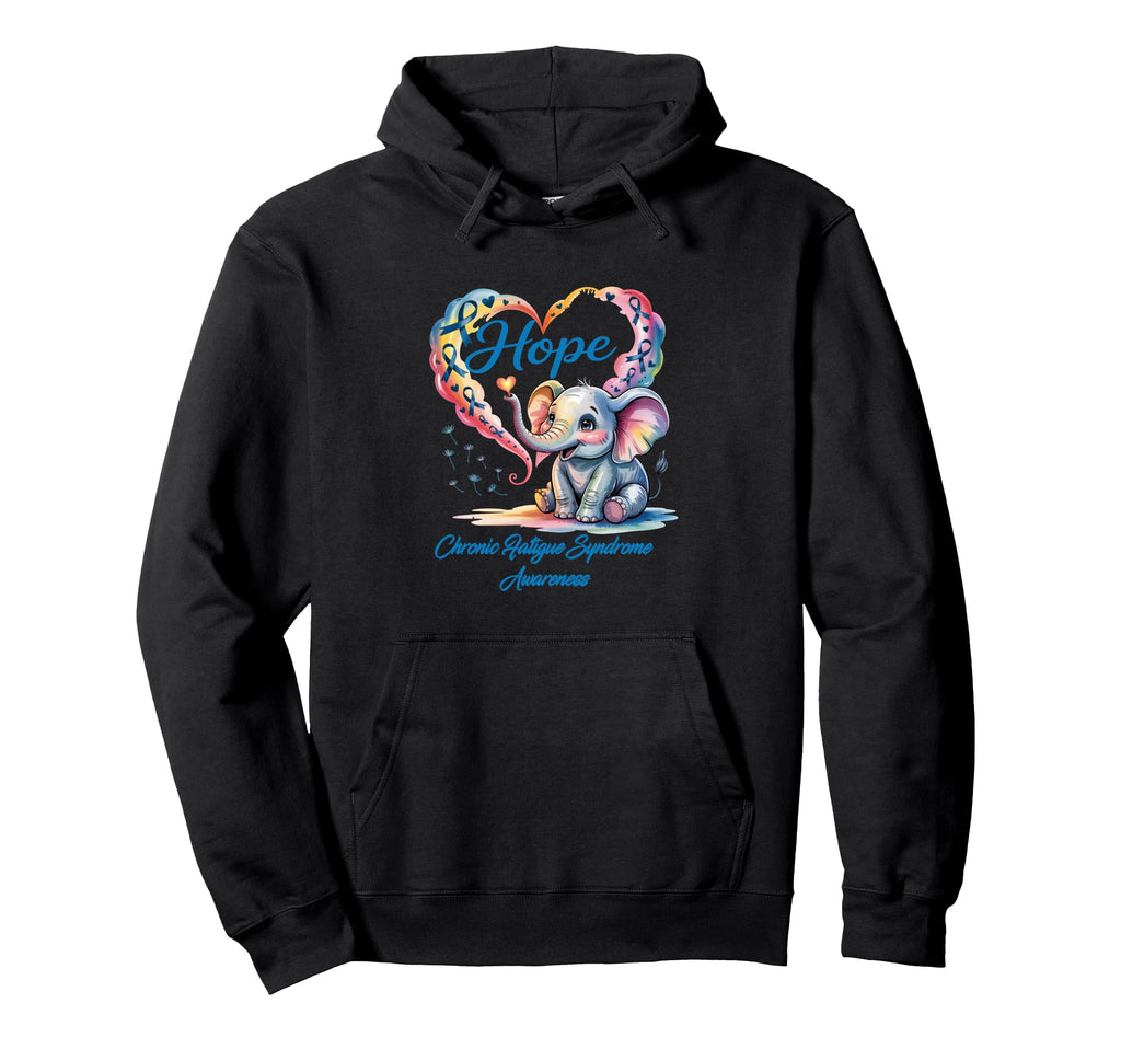 Hope Chronic Fatigue Syndrome Warrior Hoodie - Unique Graphic Unisex - T-Shirt, Sweatshirt, Hoodie