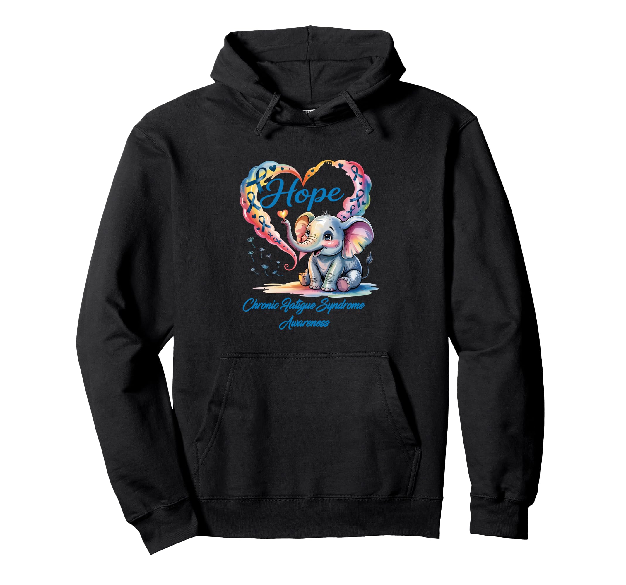Hope Chronic Fatigue Syndrome Warrior Hoodie - Unique Graphic Unisex - T-Shirt, Sweatshirt, Hoodie