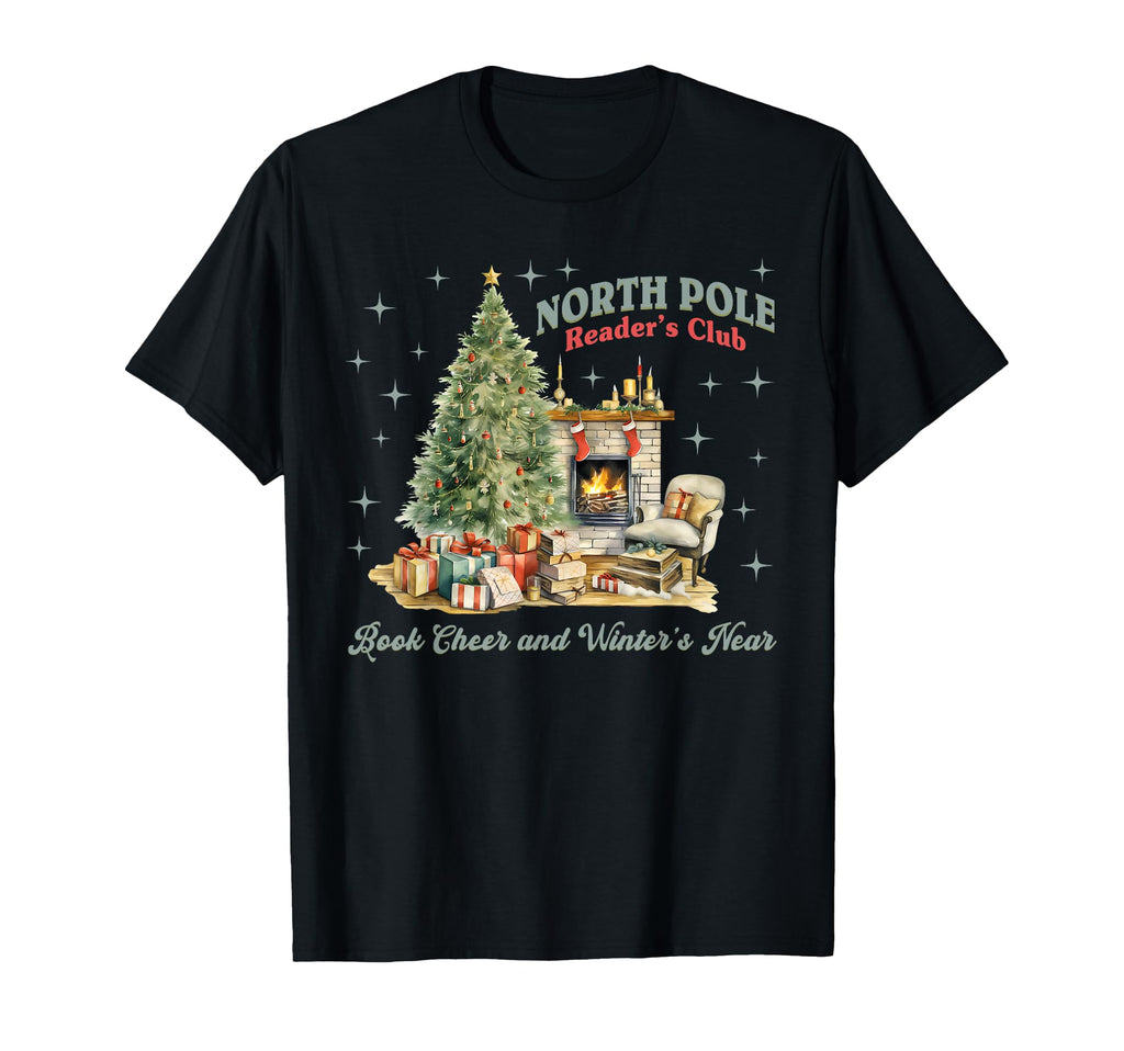 North Pole Readers Club Book Cheer And T-Shirt - Trendy Graphic Men Women - T-Shirt, Sweatshirt, Hoodie