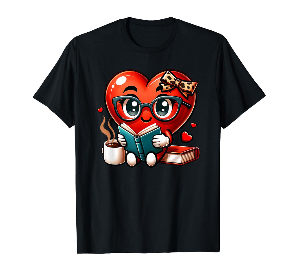 Beautiful Heart Valentines Book T-Shirt - Casual Everyday Wear for Adults - T-Shirt, Sweatshirt, Hoodie