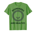Boundaries Are Healthy Mental Health T-Shirt - Graphic Print for Adults - T-Shirt, Sweatshirt, Hoodie