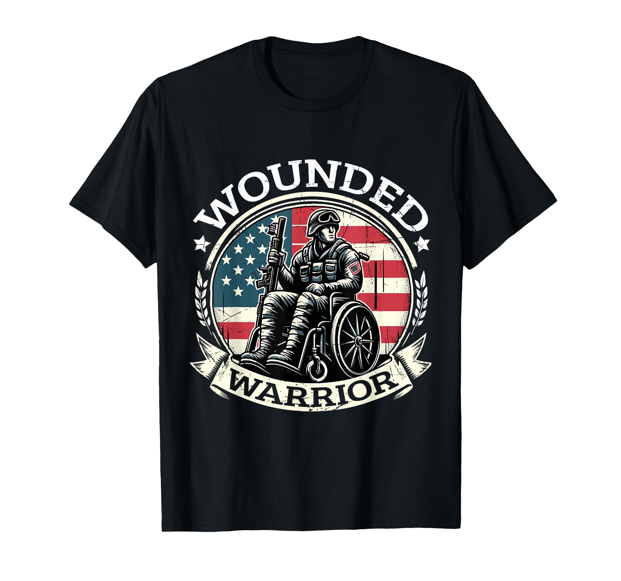 Wounded Warrior American Hero T-Shirt - Streetwear Style for Adults - T-Shirt, Sweatshirt, Hoodie