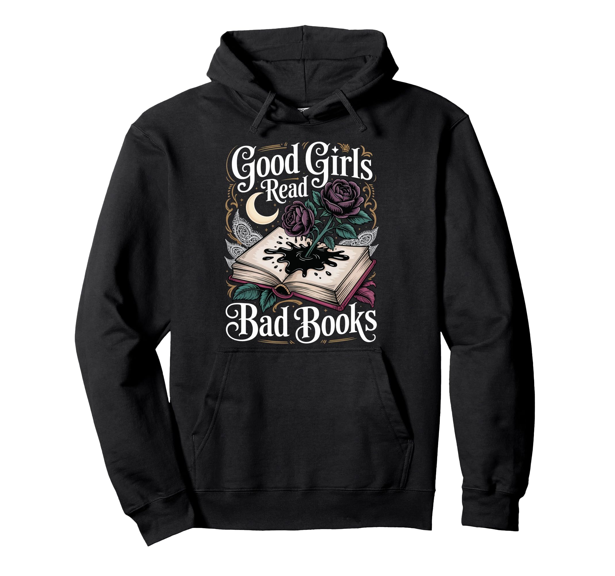 Good Read Bad Books Hoodie - Custom Art Print Men Women - T-Shirt, Sweatshirt, Hoodie