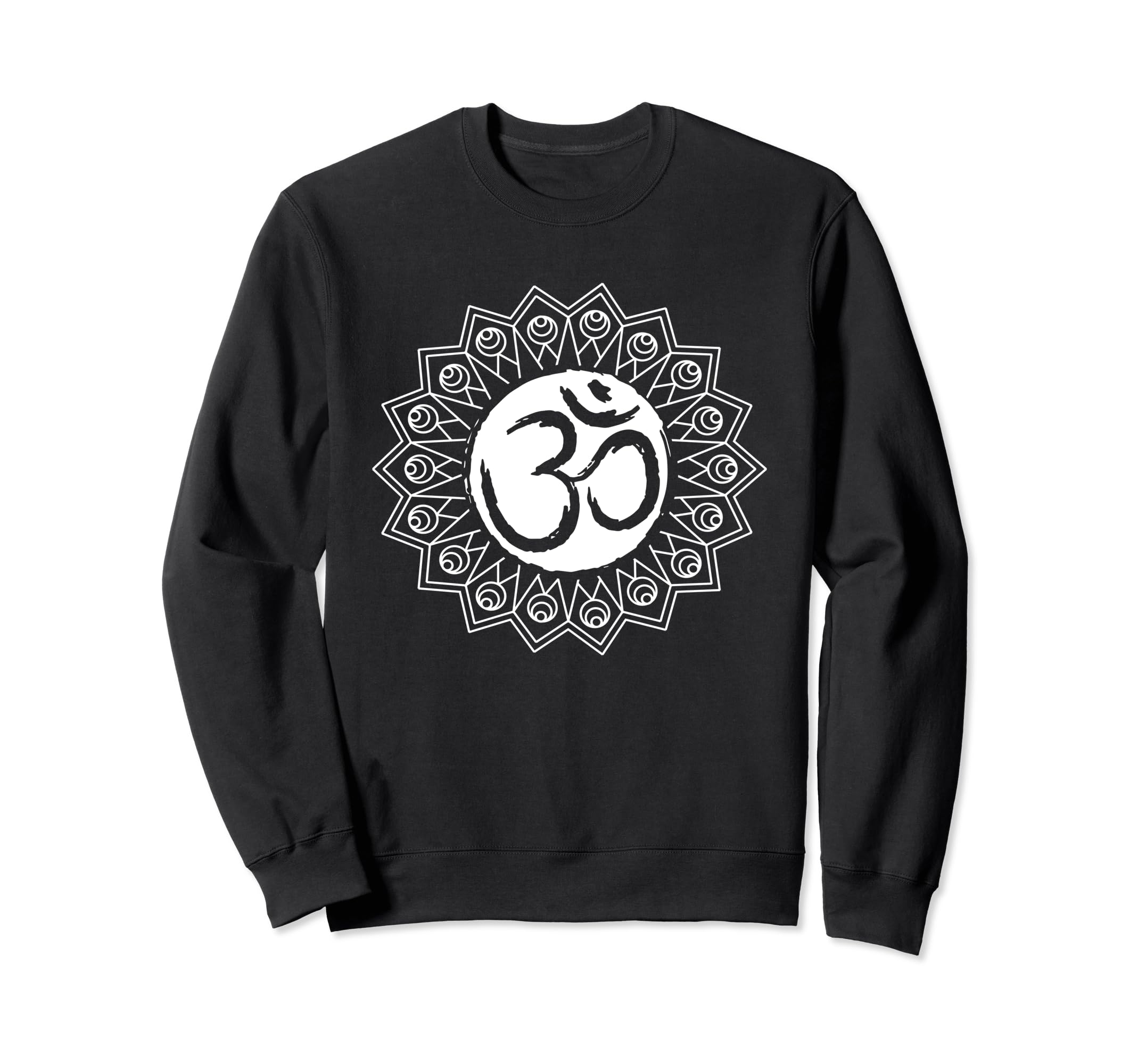 Mandala And Om Symbol Yoga Sweatshirt - Aesthetic Graphic Men Women - T-Shirt, Sweatshirt, Hoodie