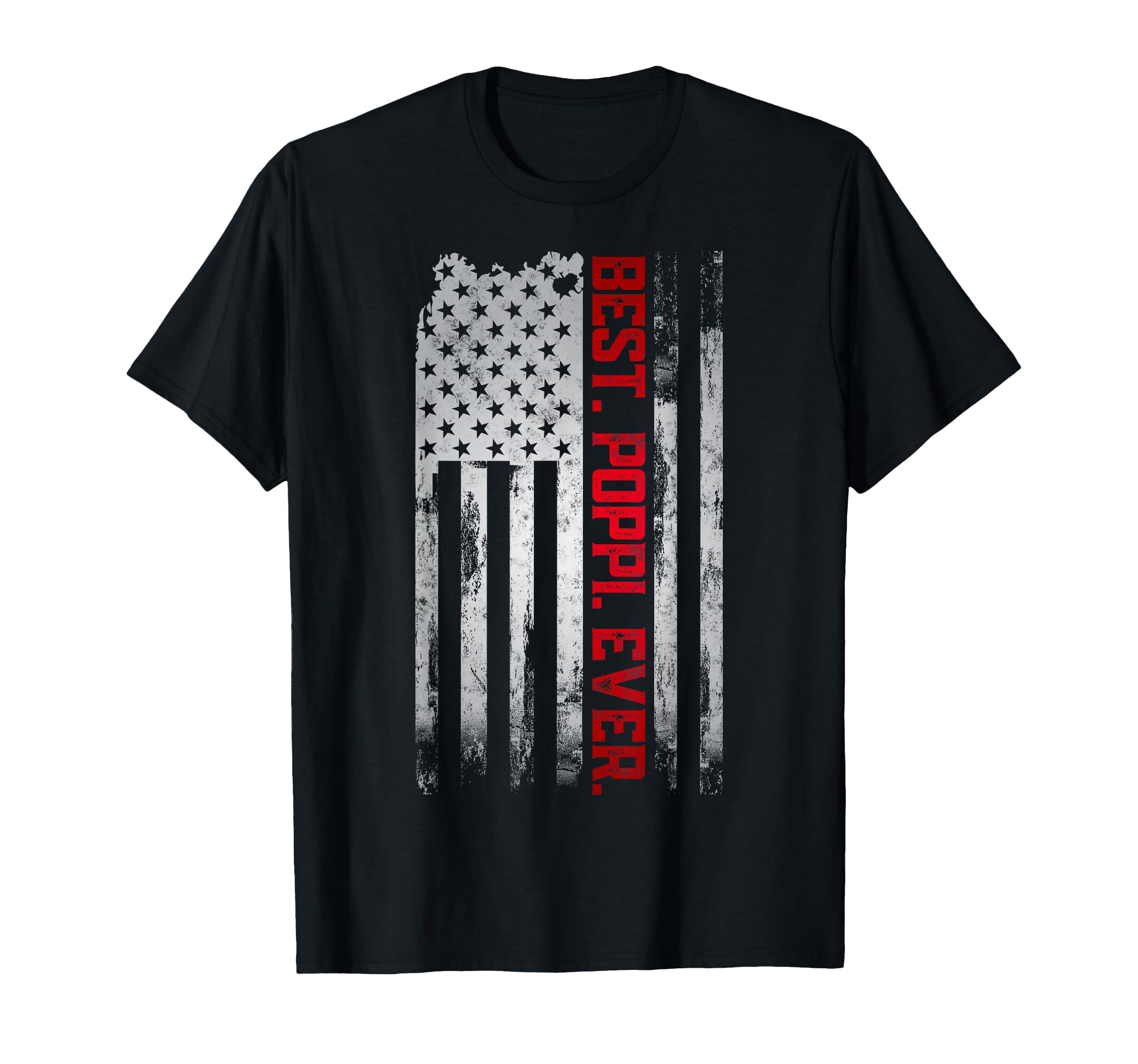 Best Poppi Ever American Usa Flag T-Shirt - Custom Art Print for Adults - T-Shirt, Sweatshirt, Hoodie