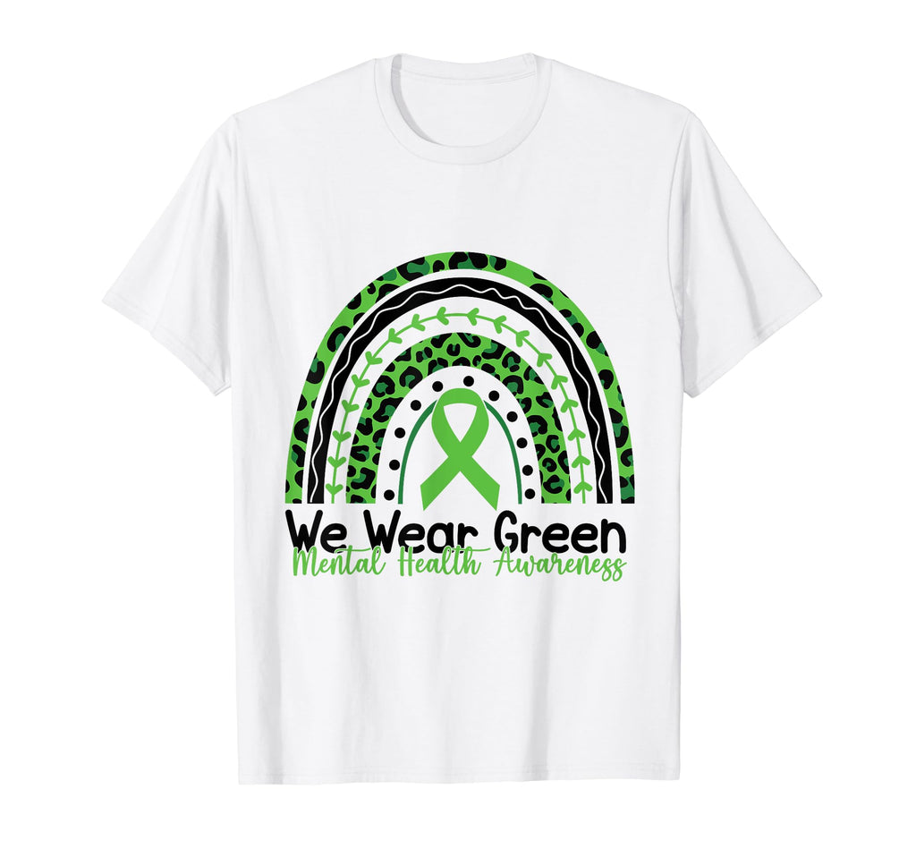 Rainbow May I Wear Green Mental Health T-Shirt - Graphic Print Unisex - T-Shirt, Sweatshirt, Hoodie