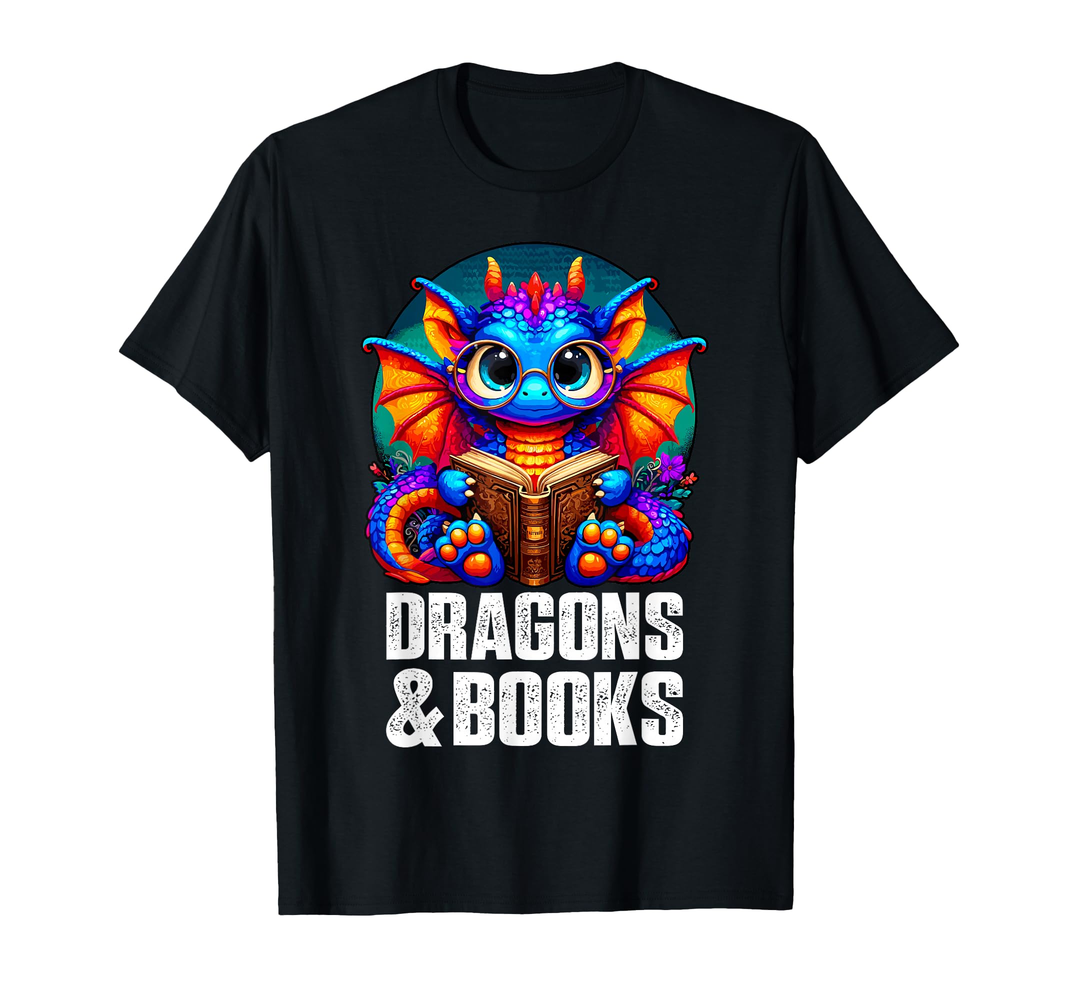 Book Dragons And Books Reading Lover T-Shirt - Minimalist Print Men Women - T-Shirt, Sweatshirt, Hoodie