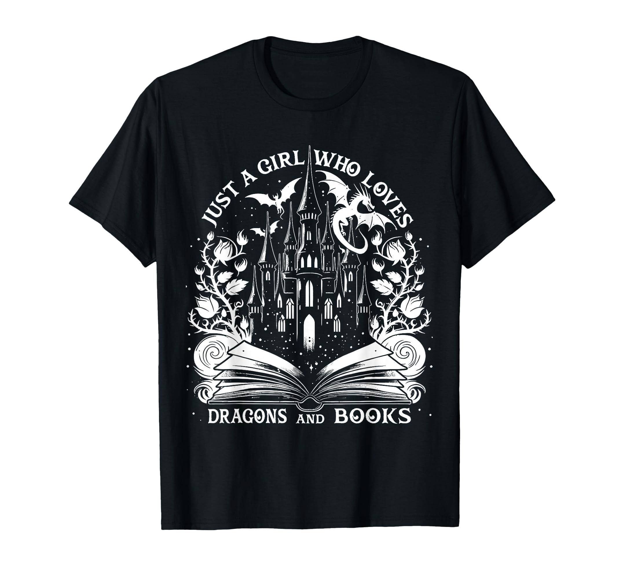 Just Who Loves Dragons And Books T-Shirt - Streetwear Style Unisex - T-Shirt, Sweatshirt, Hoodie