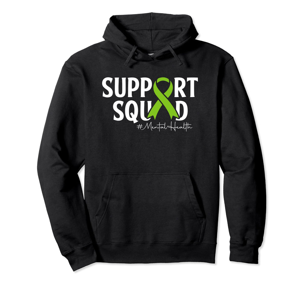 Mental Health Squad Brain Illness Hoodie - Fun Novelty Design Men Women - T-Shirt, Sweatshirt, Hoodie