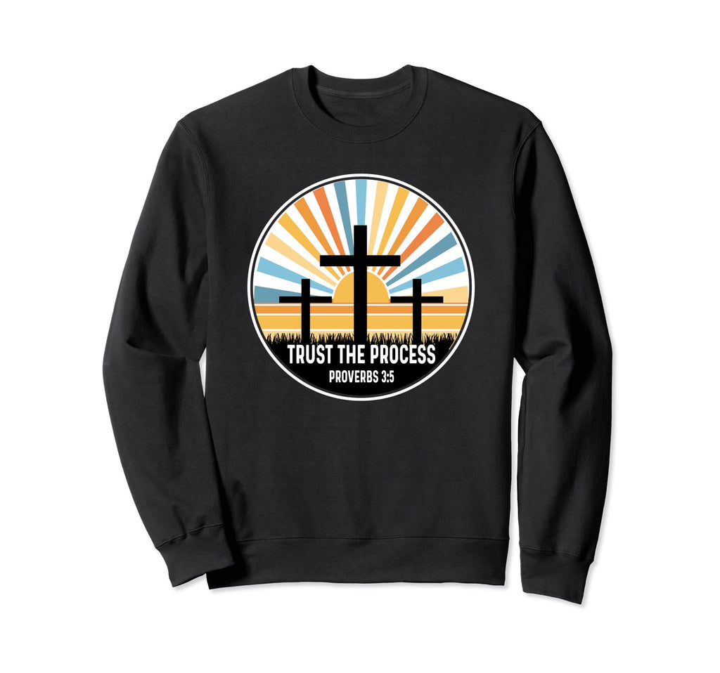 Proverbs 3 5 3 5 God Jesus Sweatshirt - Fun Novelty Design for Adults - T-Shirt, Sweatshirt, Hoodie