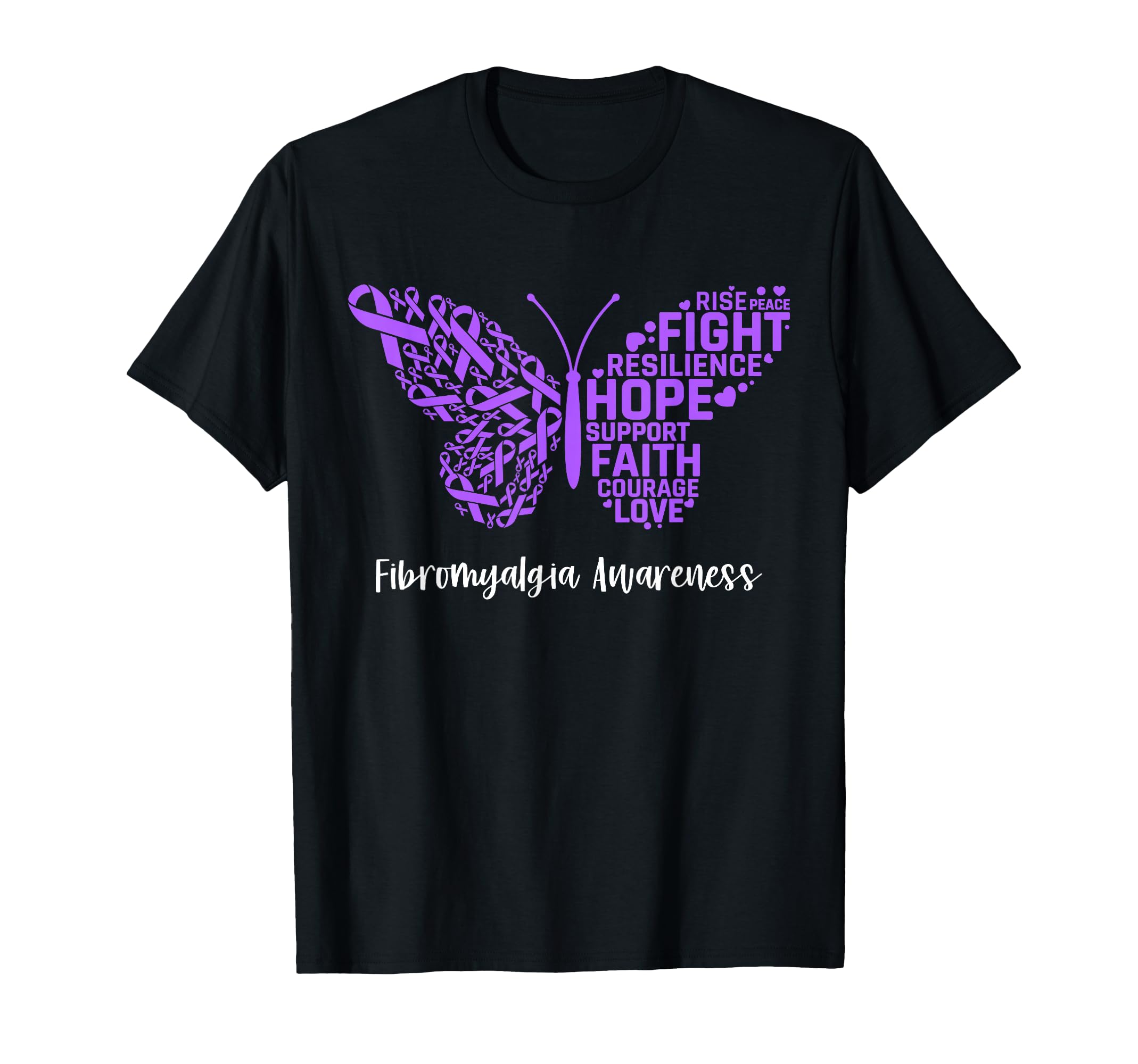 Fibromyalgia Awareness Warrior T-Shirt - Novelty Apparel for Adults - T-Shirt, Sweatshirt, Hoodie