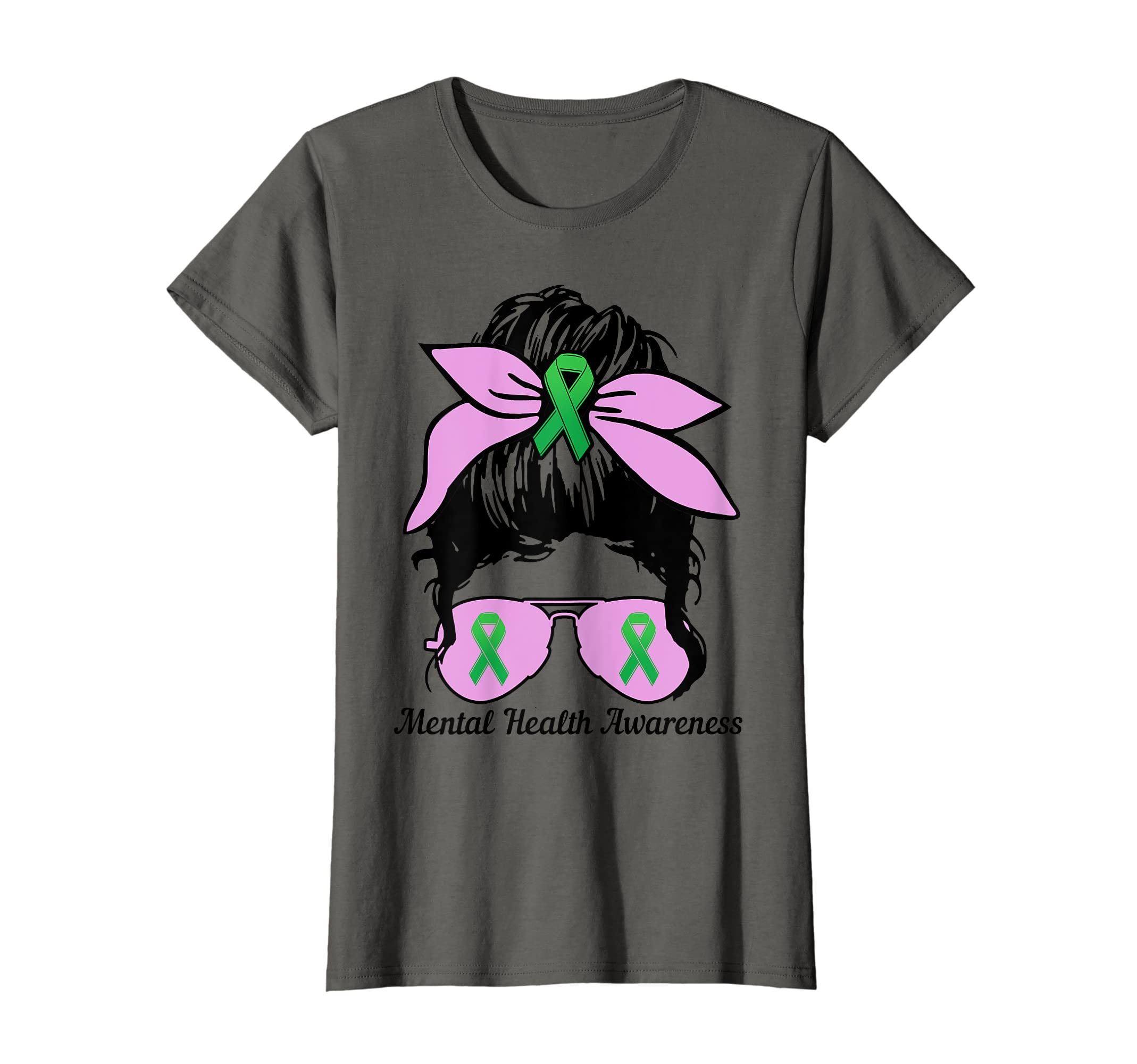 Womens Mental Health Matters Green T-Shirt - Casual Everyday Wear Unisex - T-Shirt, Sweatshirt, Hoodie