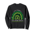 Rainbow May We Wear Green Ribbon Sweatshirt - Casual Everyday Wear Unisex - T-Shirt, Sweatshirt, Hoodie