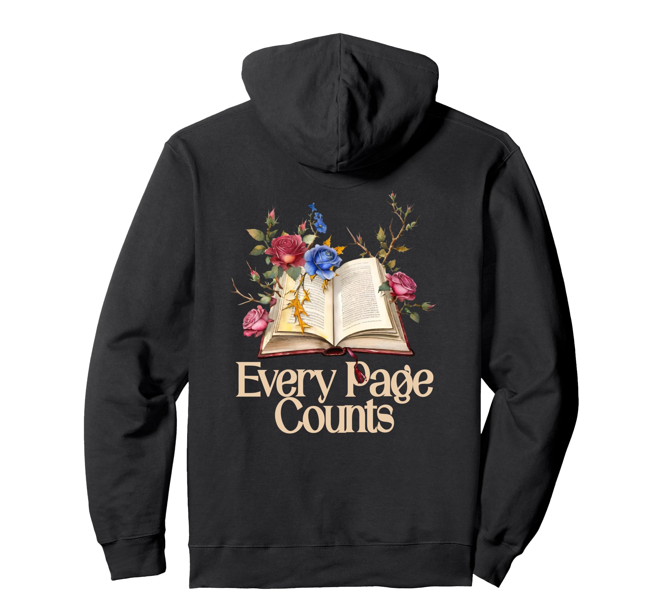 Book Worm Book Stack Reading Addict Hoodie - Aesthetic Graphic for Adults - T-Shirt, Sweatshirt, Hoodie