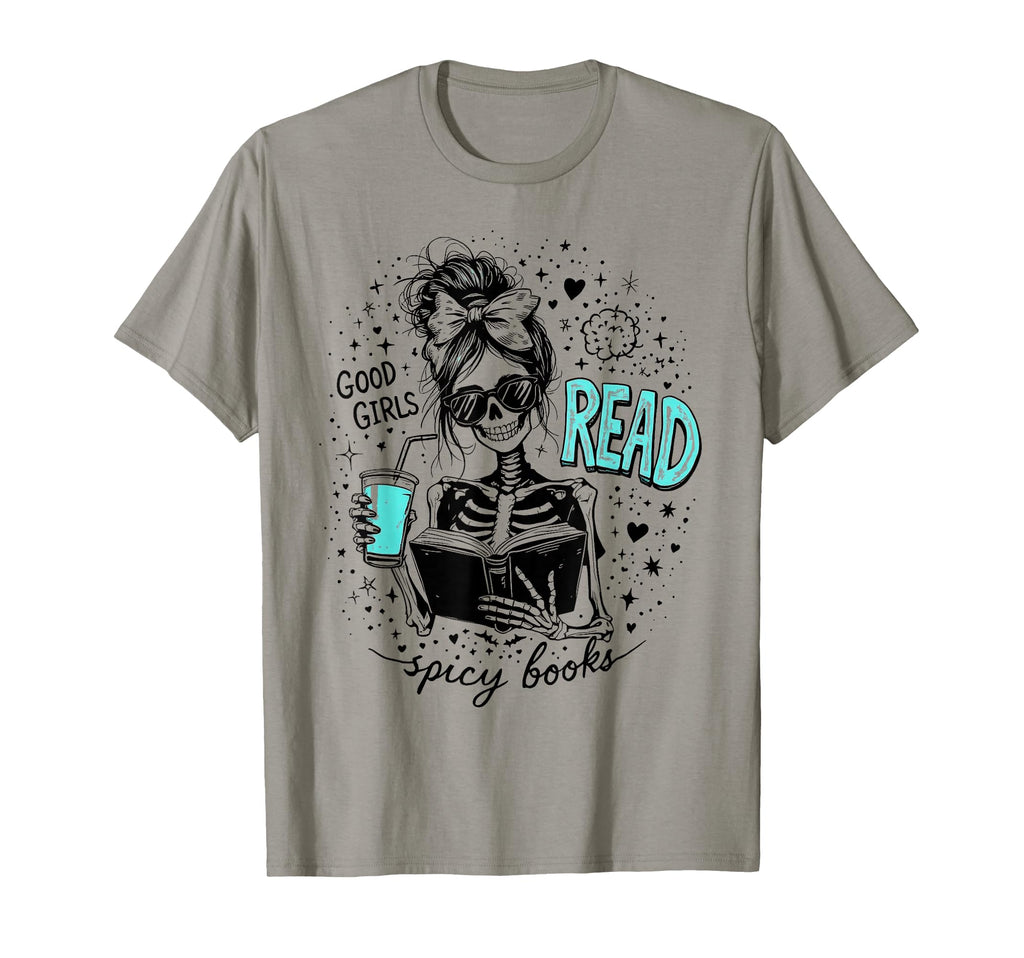 Good Read Spicy Books Funny Gothic T-Shirt - Unique Graphic Men Women - T-Shirt, Sweatshirt, Hoodie