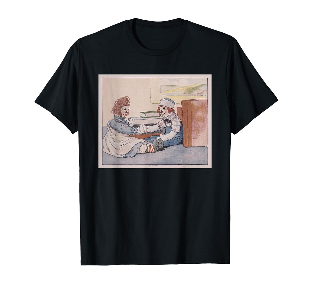 Raggedy Ann Andy Their Hands Tied T-Shirt - Custom Art Print Men Women - T-Shirt, Sweatshirt, Hoodie