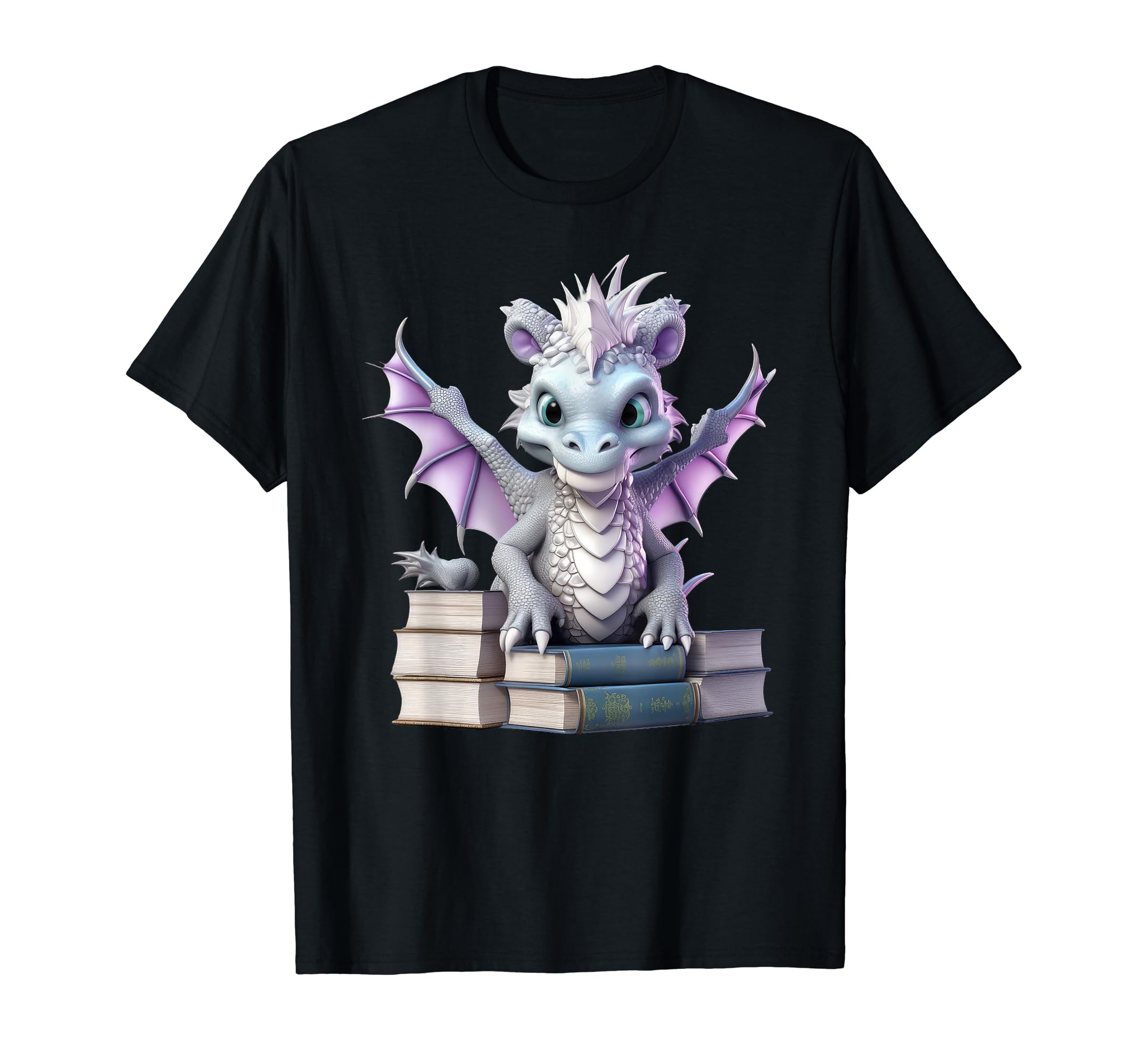 Chinese Year Dragon Dragon Books T-Shirt - Minimalist Print Men Women - T-Shirt, Sweatshirt, Hoodie