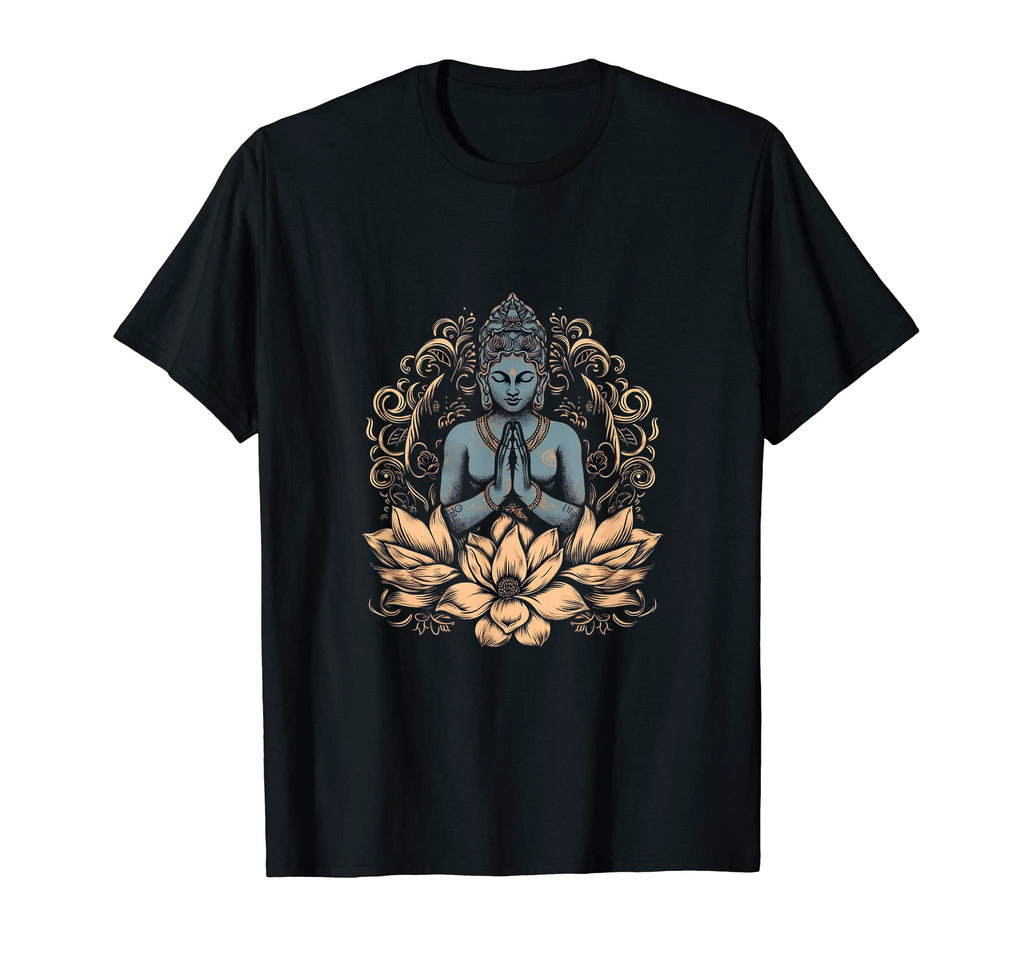 Yoga Namaste Lotus Spiritual Meditation T-Shirt - Novelty Apparel Unisex - T-Shirt, Sweatshirt, Hoodie