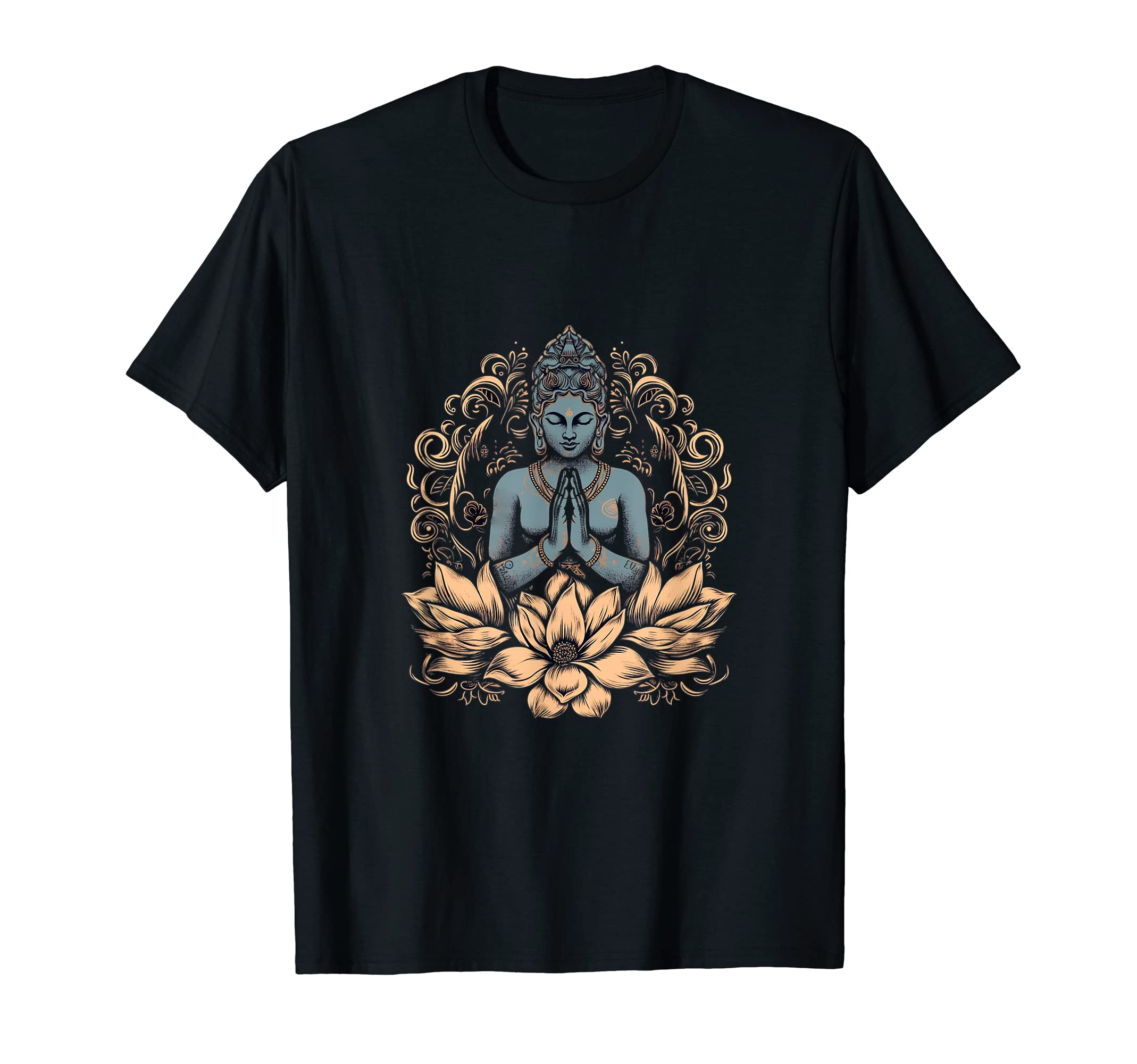 Yoga Namaste Lotus Spiritual Meditation T-Shirt - Novelty Apparel Unisex - T-Shirt, Sweatshirt, Hoodie