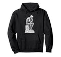 Skeleton Overthinker Funny Dark Gothic Hoodie - Streetwear Style for Adults - T-Shirt, Sweatshirt, Hoodie