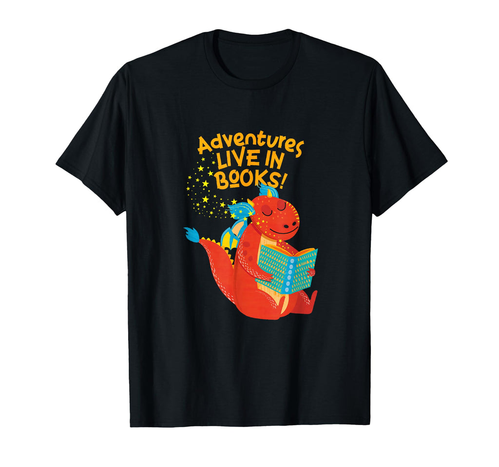 Dragon Adventures Live Books Young T-Shirt - Aesthetic Graphic for Adults - T-Shirt, Sweatshirt, Hoodie