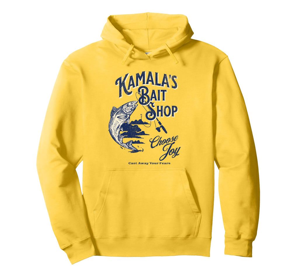 Kamalas Bait Shop Harris Choose Joy Hoodie - Fun Novelty Design Men Women - T-Shirt, Sweatshirt, Hoodie