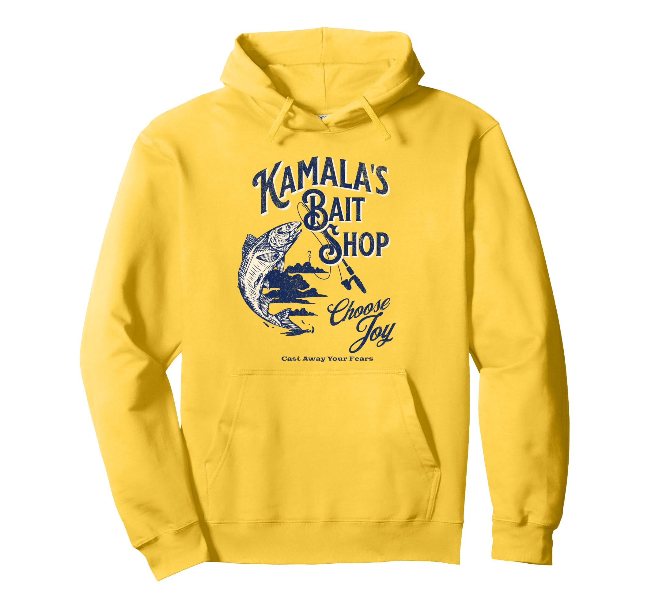 Kamalas Bait Shop Harris Choose Joy Hoodie - Fun Novelty Design Men Women - T-Shirt, Sweatshirt, Hoodie