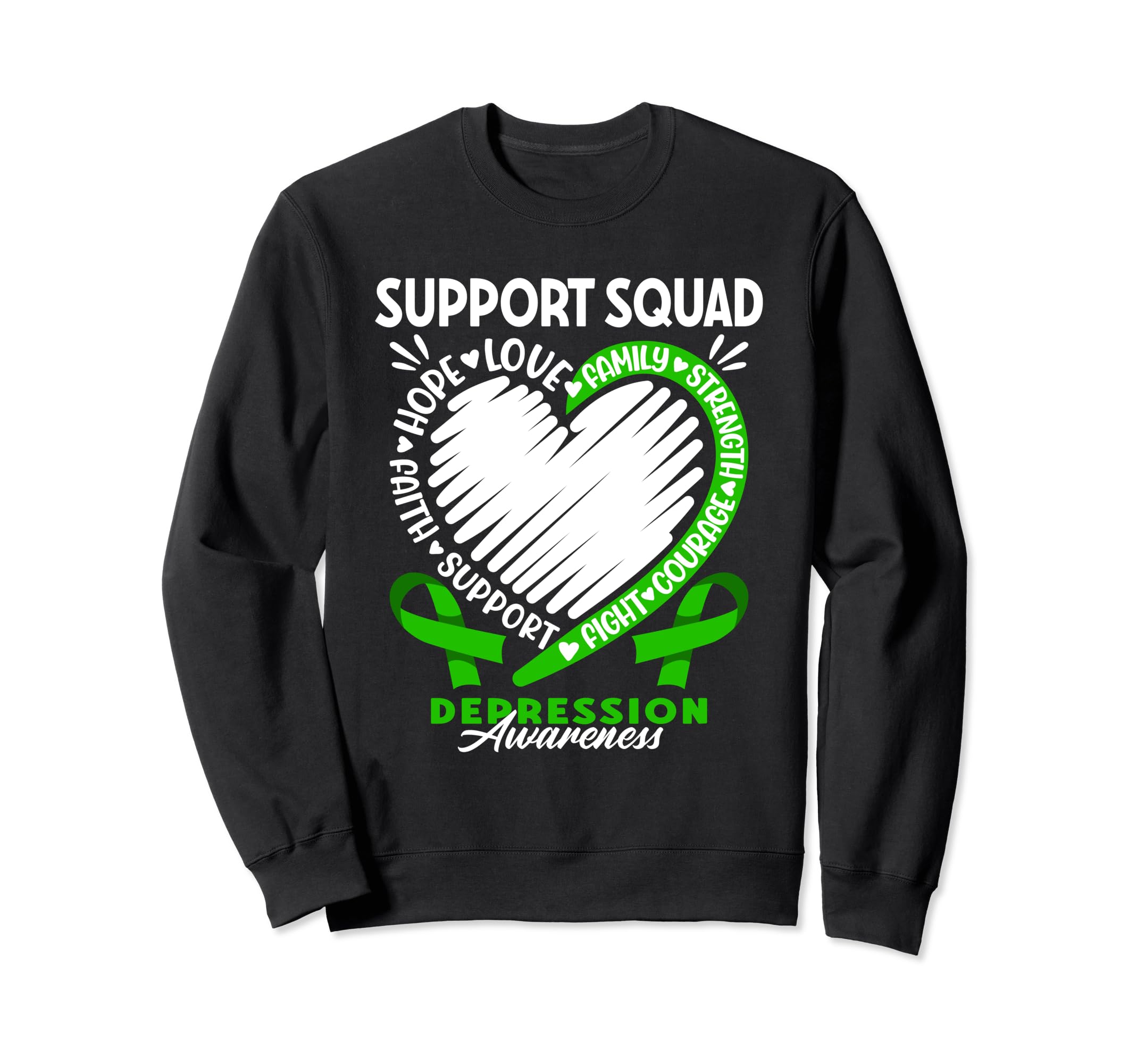 Support Awareness Squad I Mental Sweatshirt - Aesthetic Graphic Unisex - T-Shirt, Sweatshirt, Hoodie