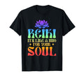 Reiki Its Like Hug Your Soul Healing T-Shirt - Custom Art Print Men Women - T-Shirt, Sweatshirt, Hoodie
