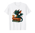 Book Lovers Reading Dragon Reading T-Shirt - Minimalist Print Unisex - T-Shirt, Sweatshirt, Hoodie