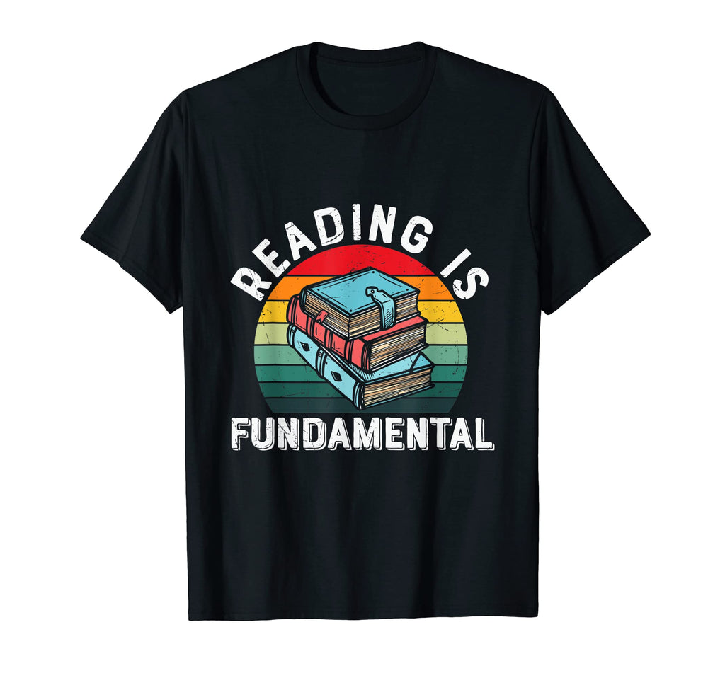 Fundamental Reading Geeky Bookworm T-Shirt - Custom Art Print Unisex - T-Shirt, Sweatshirt, Hoodie