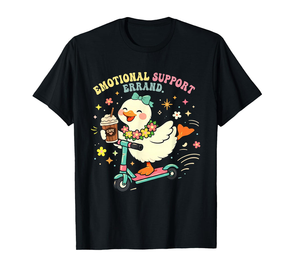 Emotional Support Errand Mental T-Shirt - Minimalist Print for Adults - T-Shirt, Sweatshirt, Hoodie