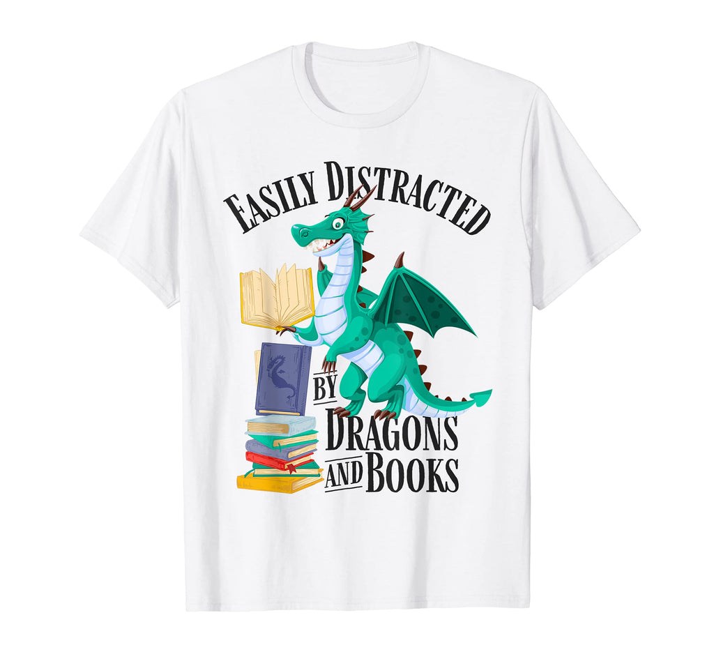 Easily Distracted Dragons And T-Shirt - Casual Everyday Wear Men Women - T-Shirt, Sweatshirt, Hoodie